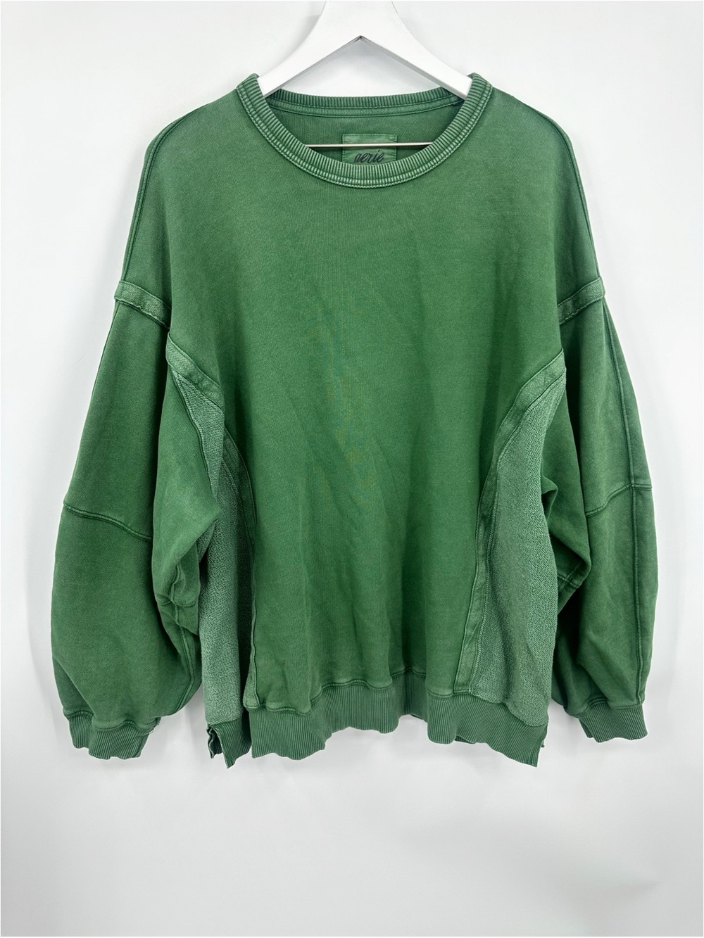 Aerie Green Oversized Sweatshirt Size Large Boho Loungewear
